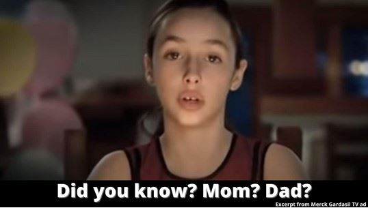 Gardasil commercial